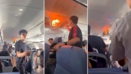 Pánico en el aire: una batería explota y se incendia en un vuelo repleto de pasajeros (+Video) 18 de octubre de 2025 | Internacional En el video se observan las llamas emergiendo de una de las maletas
