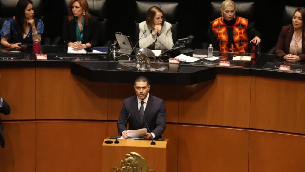 Omar García Harfuch comparece y rinde cuentas ante el Senado de la República
