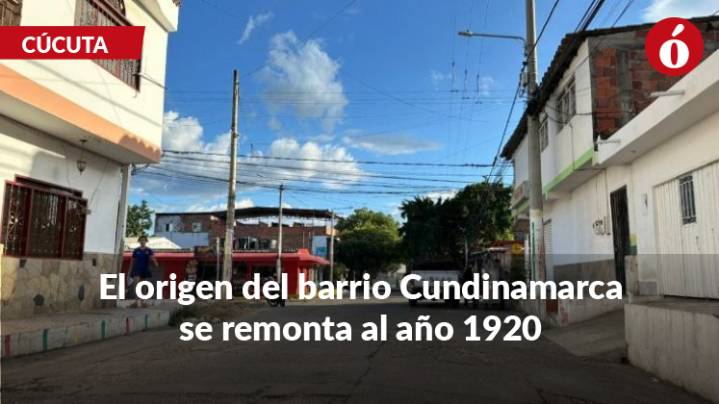 Barrio Cundinamarca en Cúcuta está por cumplir 80 años de historia