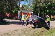 FONTANA: Un Auto Terminó En Una Zanja, Pero No Hubo Heridos
