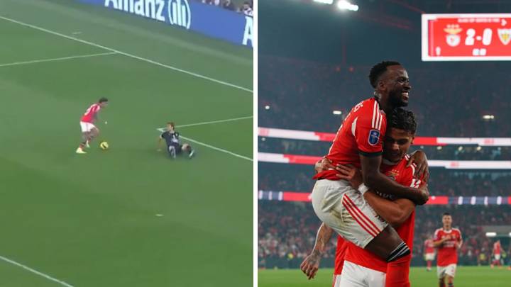 Richard Ríos hizo jugada de fantasía en Portugal: acabó en gol de Benfica y fascinó en Europa