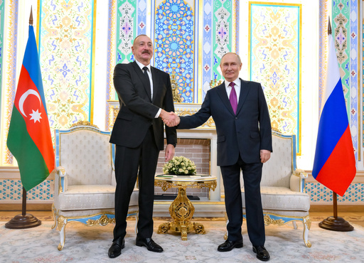 Putin says Russian air defenses were responsible for Azerbaijani jet's crash last year, killing 38