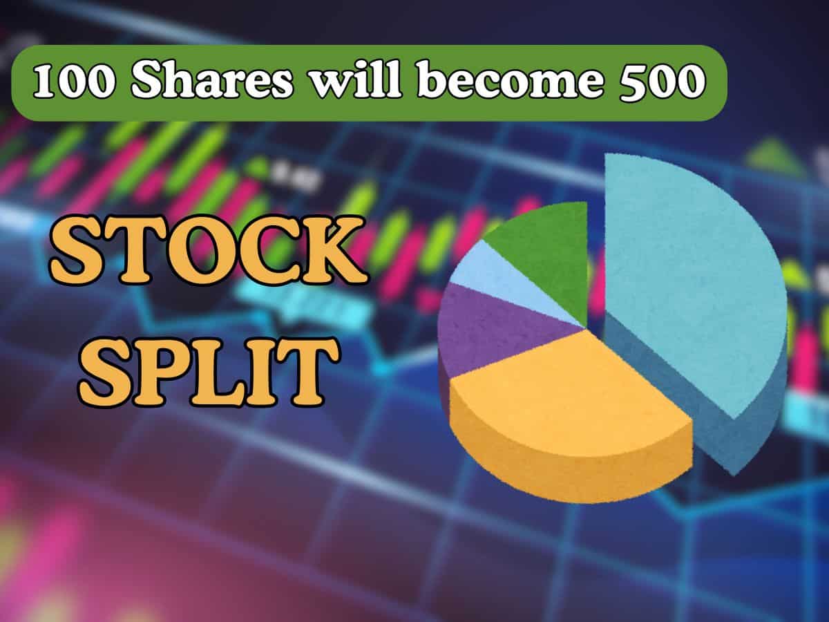 1:5 Stock Split: 100 shares will become 500