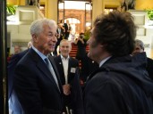 Milei se reunió con el jefe de JP Morgan, el mayor banco de EE.UU.: "Fue una reunión excelente"