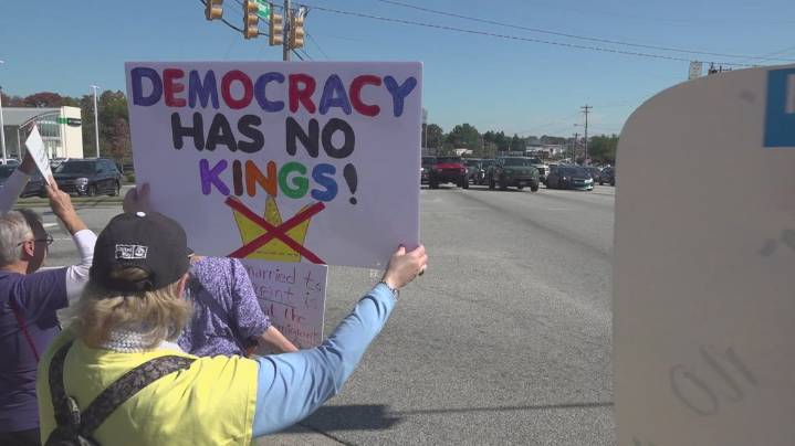 Thousands join peaceful “No Kings” protests across Greensboro