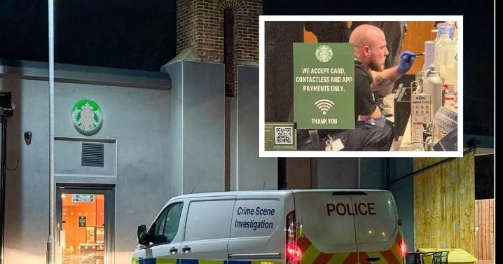 Robber 'threatened' staff at Starbucks café in Stockton while demanding cash