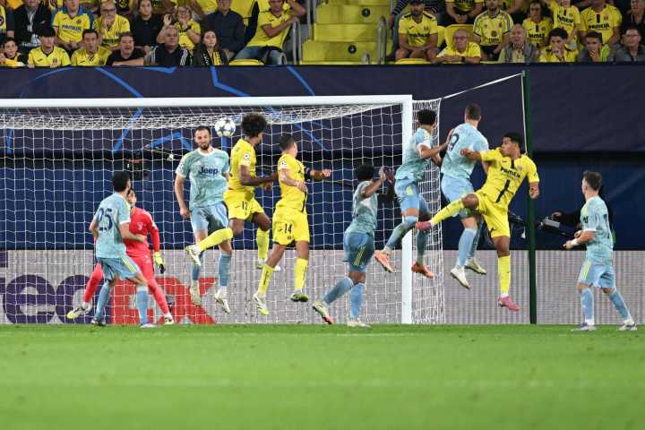 Villarreal sorprendió a la Juventus con empate agónico en Champions