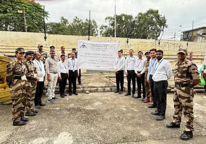 Swachhata Campaign 5.0 Continues at Jammu Airport with Cleanliness Drive