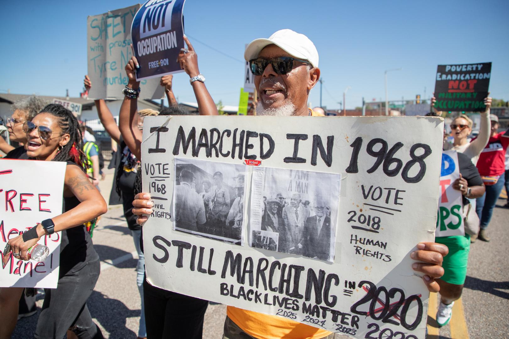 Veteran of 1968 Memphis sanitation strike says National Guard deployment is threatening and overreaching
