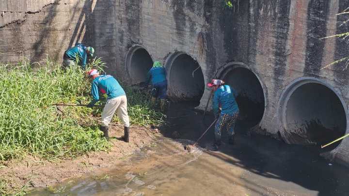 Programa de mitigación de riesgo llega al caño de Las Cayenas