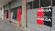 Trabajadores sindicalizados del Nacional Monte de Piedad en Orizaba realizan huelga y exigen respetar derechos laborales