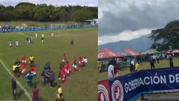 Video | Árbitro del fútbol colombiano sufrió salvaje agresión: padres, jugadores y directivos de América Sub-17 lo atacaron con puños y patadas
