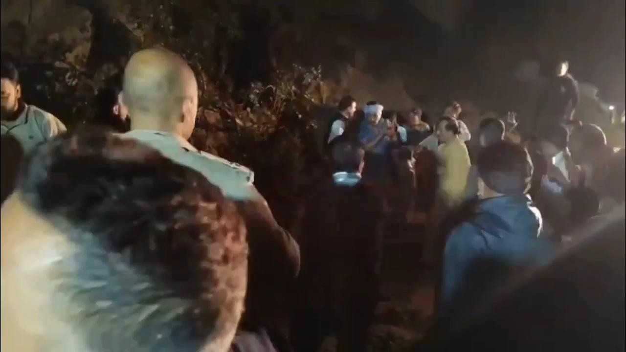 Landslide in northern India hits bus, killing at least 15 people