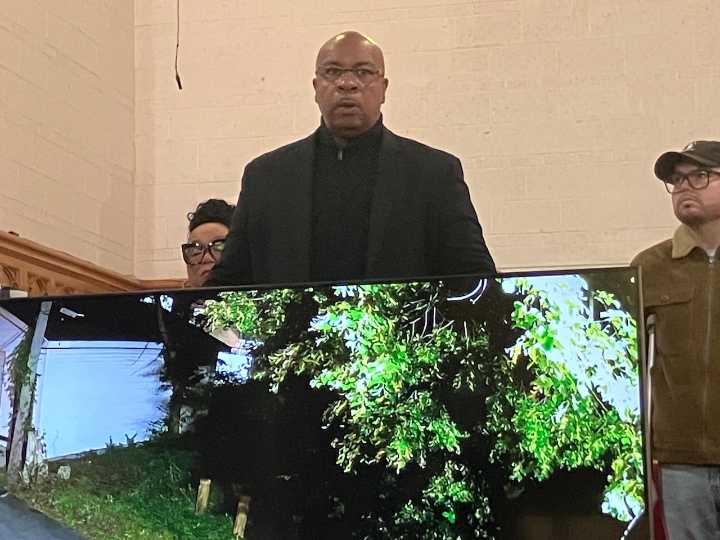 No arrest yet, but Flint church supporters say police have video of suspected arsonist