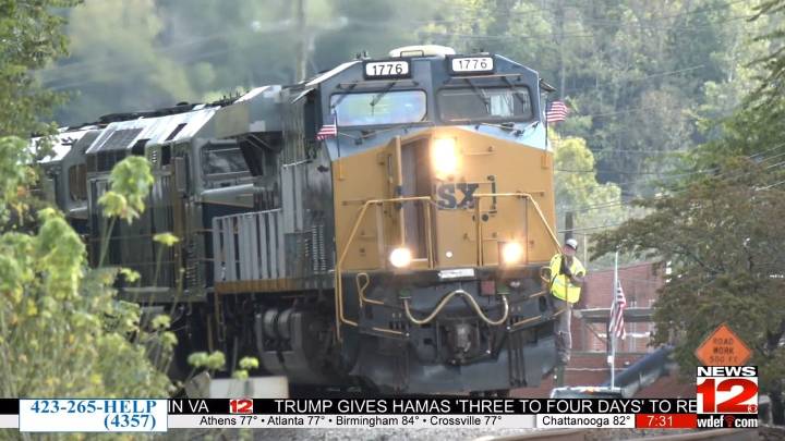 Medal of Honor Train Reenactment