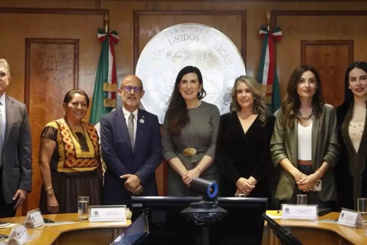 La presidenta de la Cámara de Diputados, Kenia López, se reunió con presidente del Parlamento Latinoamericano y Caribeño