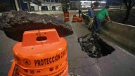 Aparece socavón en Puente de la Concordia, a semanas de pipazo