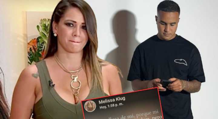 Melissa Klug DEJA EN SHOCK con su mensaje en medio de polémica por ruptura con Jesús Barco: "Una mie#$% de persona"