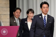 Japan’s governing party is choosing a new leader Saturday to succeed Ishiba