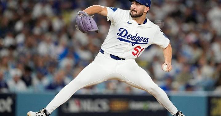 Dodgers LHP Alex Vesia not with team in Toronto on eve of World Series because of family matter