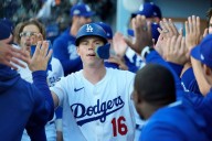 Dodgers near repeat World Series trip, beat Brewers 3-1 behind Glasnow, Edman for 3