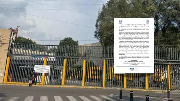 Desalojan Prepa 6 de la UNAM por amenaza de bomba