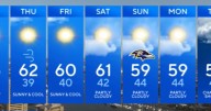 The Fall feel returns to Maryland through week's end