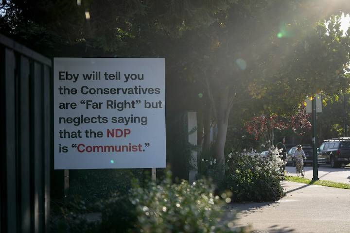 Lululemon founder fined by Elections BC for sign saying NDP is ‘Communist’