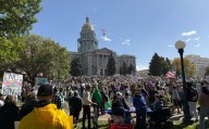 'No Kings' protesters gather in Denver, across Colorado