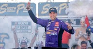 Denny Hamlin races for his dying father's last chance to see him win a NASCAR championship
