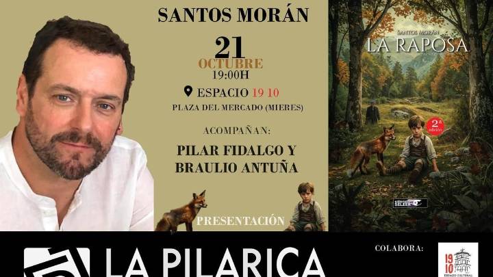 La presentación de "La raposa" abre la semana literaria de la Libería La Pilarica en Mieres