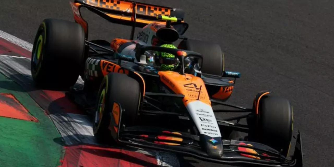 Lando Norris logra la pole position en el GP de México 2025 de la F1, Verstappen queda quinto