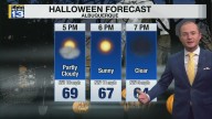 Dry weather continues into Halloween with warmer weather into November
