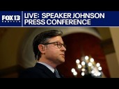 LIVE: Speaker Johnson hosts press conference