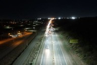 La ruta provincial 7 ya cuenta con iluminación LED de mayor eficiencia