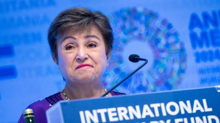 Kristalina Georgieva, en campaña por Javier Milei