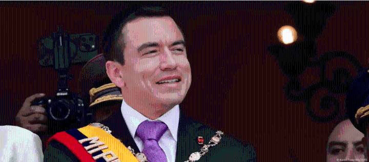 Presidente Noboa sale ileso de ataque a balazos a su caravana en Ecuador