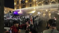 Georgia protesters clash near presidential palace