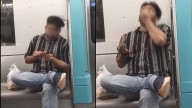 'No Civic Sense': Man Seen Eating Snacks Inside Mumbai Metro 3; Sparks Debate Online
