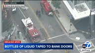 Bizarre hazmat situation at Hollywood bank prompts hourslong street closures, LAFD says