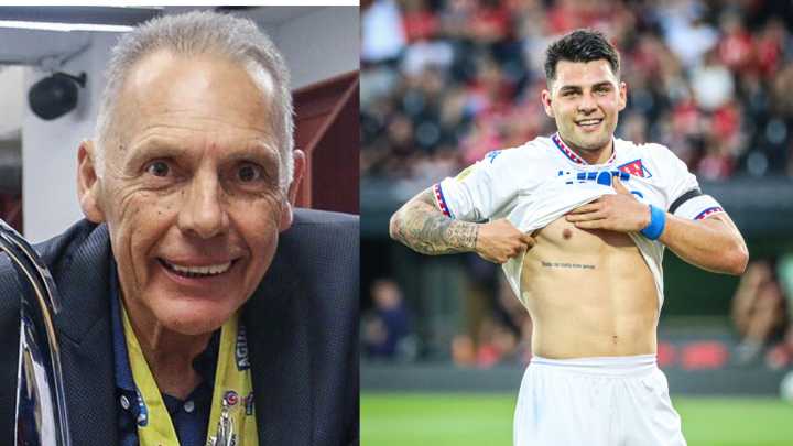 'Es un día para recordarlo con una sonrisa': hijo de Miguel Ángel Russo rompe en llanto al hablar de su padre tras dedicarle sentido gol (video)