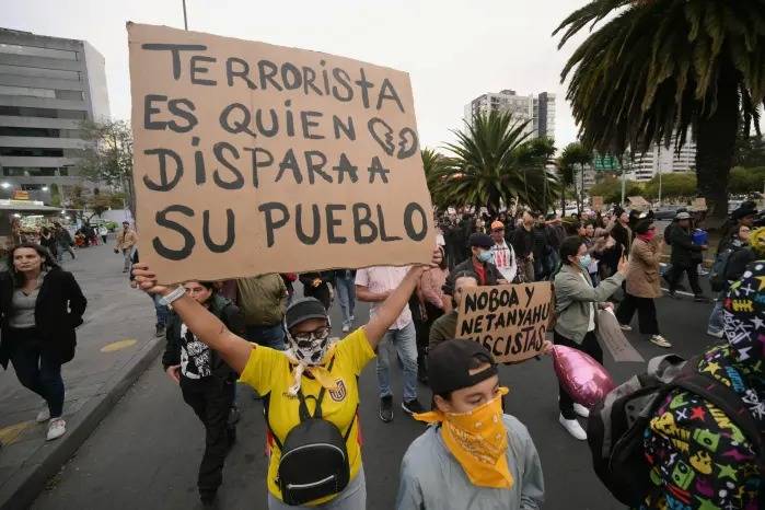 Ecuador declara estado de excepción por protestas