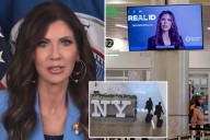 NYC airports snub Noem's government shutdown video as Hochul blasts 'nakedly partisan' spin