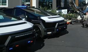 Las Vegas police unveil new fleet of Tesla Cybertrucks