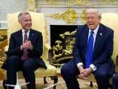 Trump cracks joke about why trade talks with Canada lag