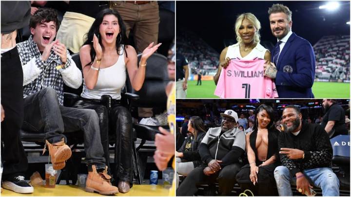 Stars support their favorite sports teams
