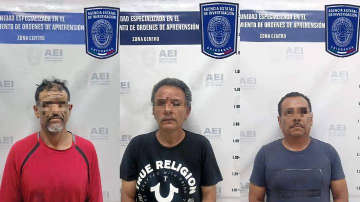 Detienen a tres hombres por delitos de género cometidos en la ciudad de Chihuahua