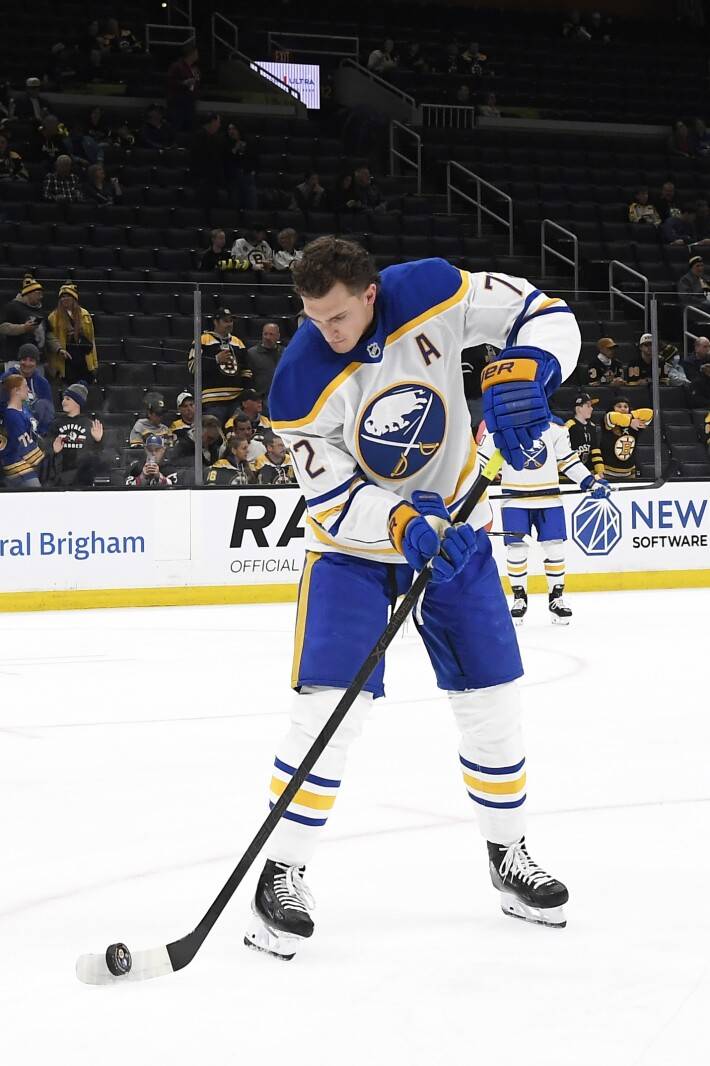 Bruins' Marat Khusnutdinov calls game in OT against Sabres - The Rink Live | Coverage of youth, junior, high school and college hockey