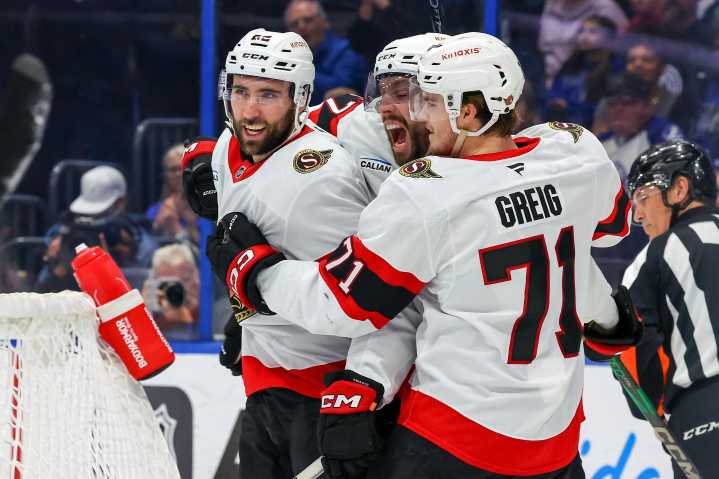 Sault’s Mike Amadio finds footing and a home with the Ottawa Senators