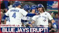 MLB GAME NIGHT: Toronto Blue Jays bats ERUPT in game one BLOWOUT of Los Angeles Dodgers